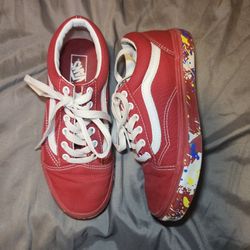 Size 4 Boys Vans Like New