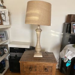 End Table And Lamp
