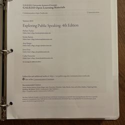 Exploring Public Speaking 4edition