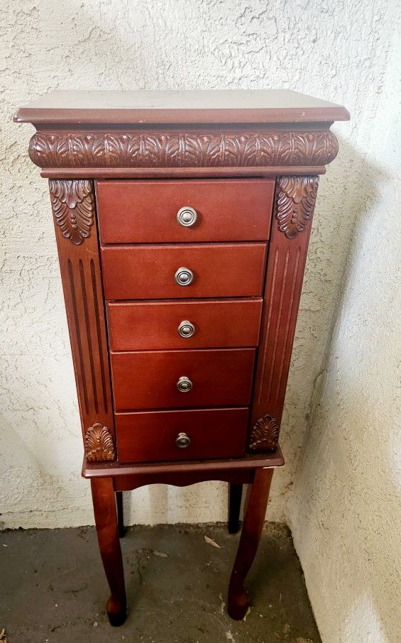 Wooden Jewelry Cabinet