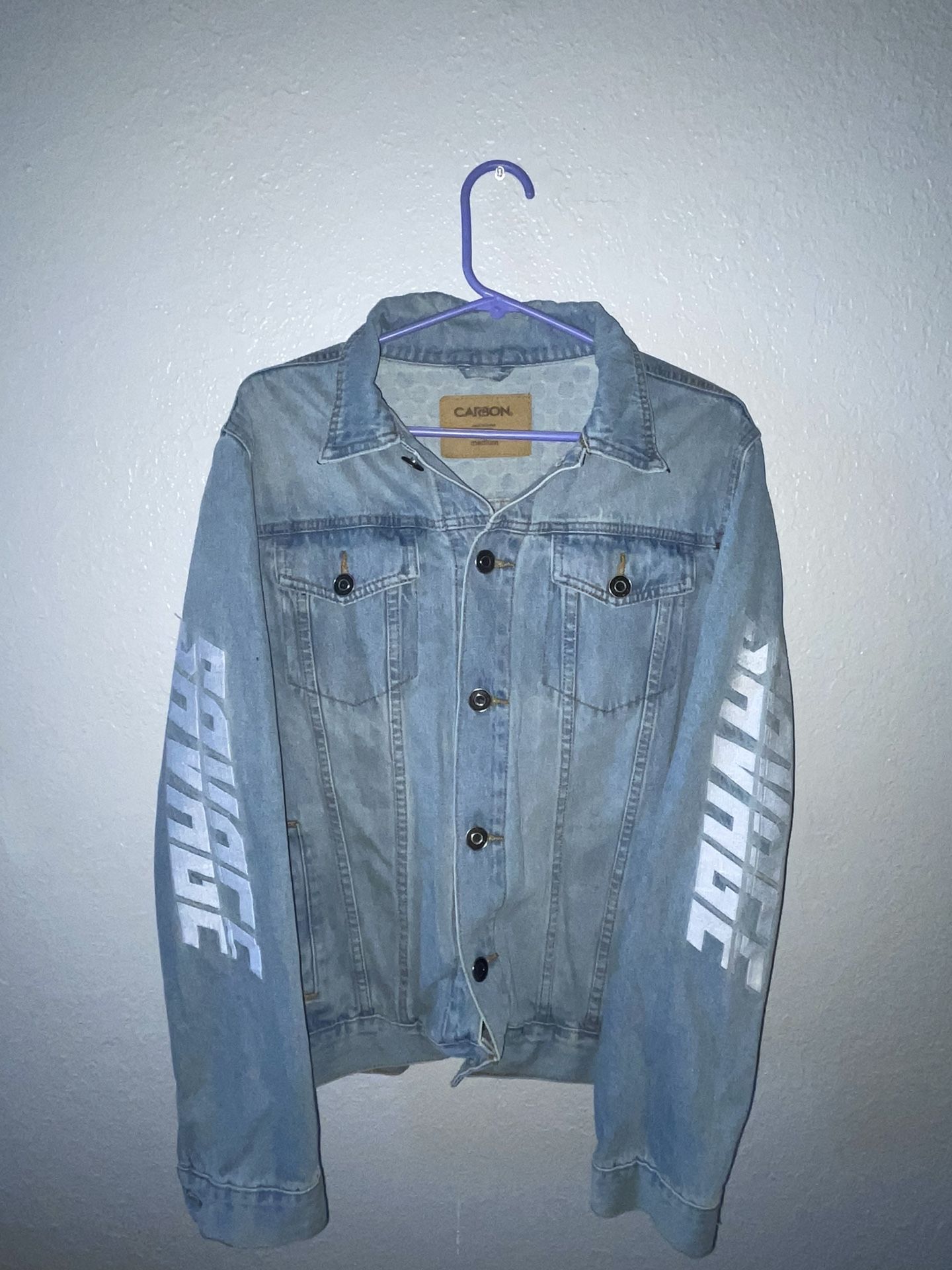 savage jean jacket 