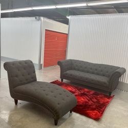 American Signature Couch & Chaise Set