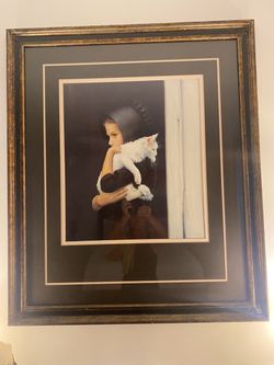 Large Framed N.A. Noel "Sarah" Art Print - 40x34"