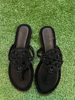 Tory Burch Miller Sandals Black Size 7