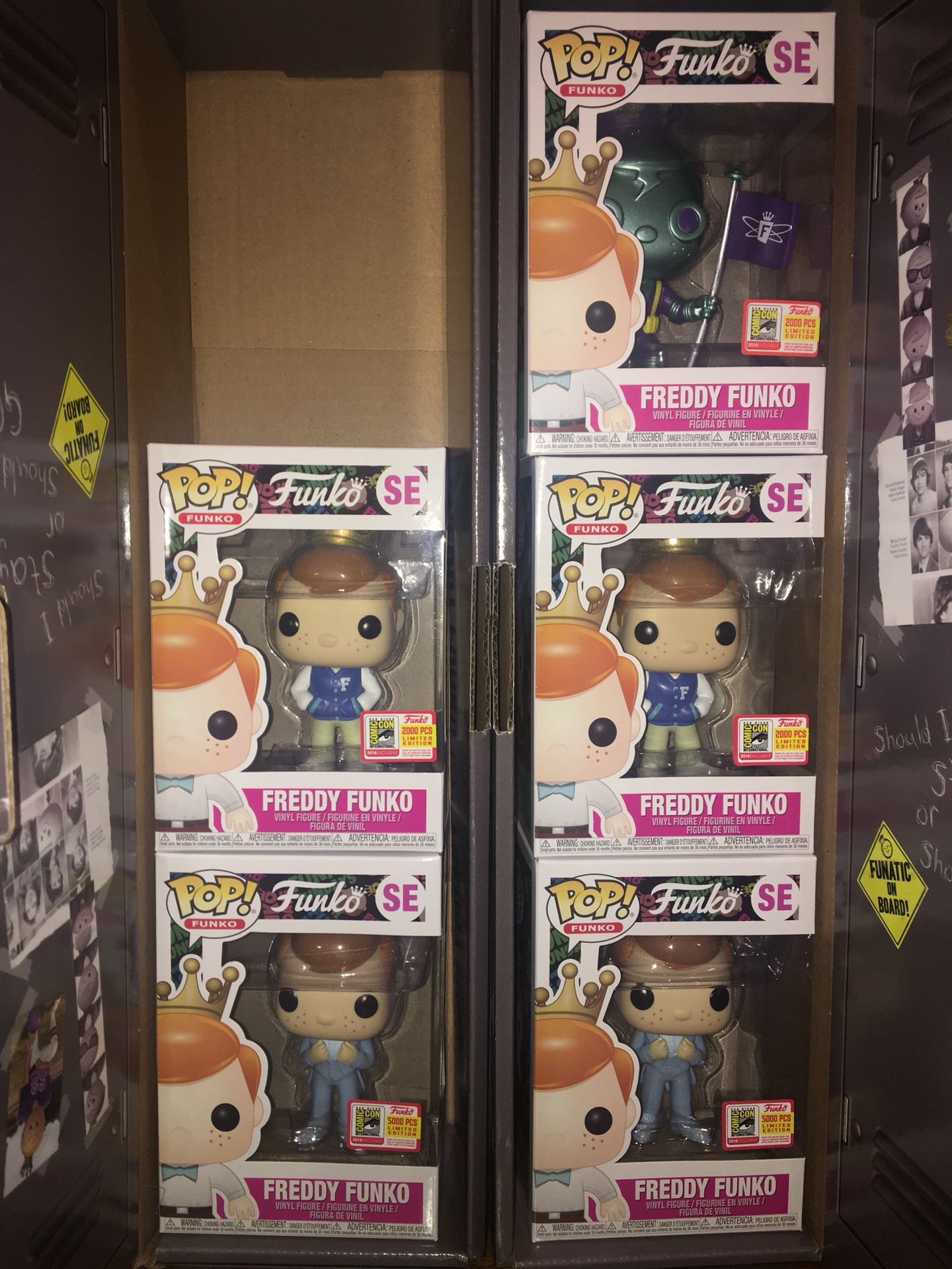 Funko Fundays 2018 SDCC Box of Fun Freddy Funko Pops