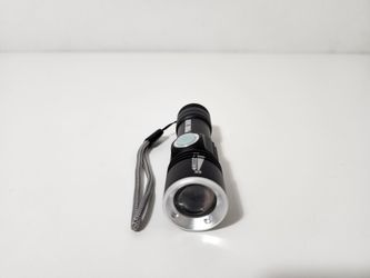 LED USB Rechargeable Flashlight Mini Zoomable Torch Lamp Outdoor Hiking