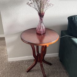 Round Small End Table