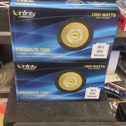 INFINITY PRIMUS 12" SUBWOOFERS