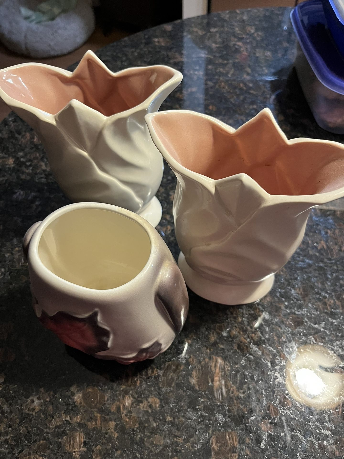 3 Vintage Vases Catalina Pottery 1 Unkown