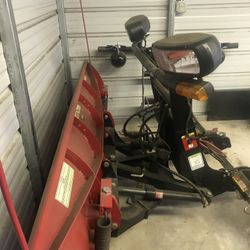 Boss Plow  With Caster Kit