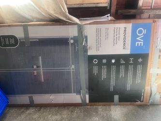 Shower glass door