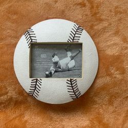 Ceramic Baseball Picture Frame