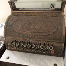 Gorgeous antique working NATIONAL Cash register 