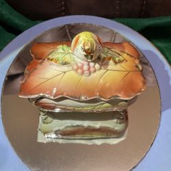 Beautiful Old Ceramic Trinket Box