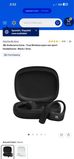 Jbl earphones black and grey