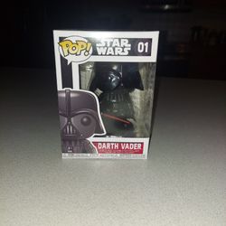 FUNCO POP STAR WARS DARTH VADER #01 IN CASE