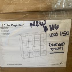 Expresso Brown Cube  Organizer 