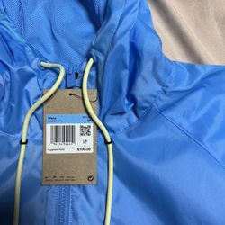 NEW Nike Blue and Black Windbreaker Size m