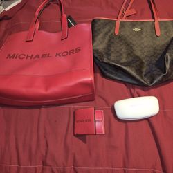 M k and coach bag and wallet and glasses.All brand newAsk For  225