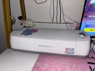 Cricut Explore One, EasyPress & Printer Bundle with a bunch of accessories to go with it
