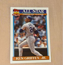 1991 Topps Ken Griffey Jr. All Star Baseball Card