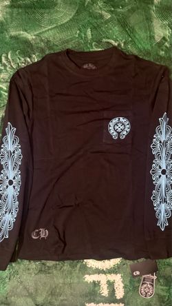 Blue Chrome Hearts Long-Sleeve
