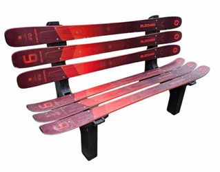 Custom Blizzard Ski Bench – One-of-a-Kind Recycled Blizzard Rustler Skis
