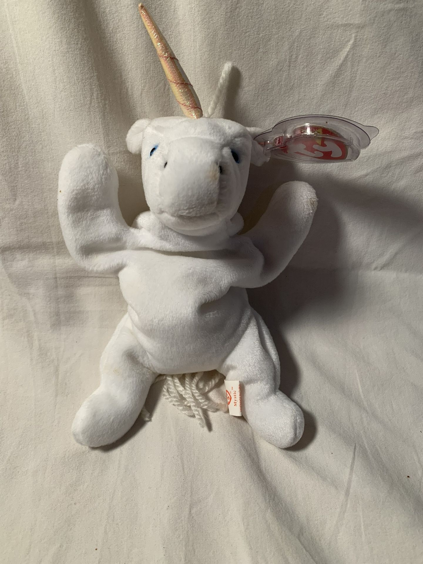 Rare Ty Beanie Baby Mystic mistagged error 1 contact info
