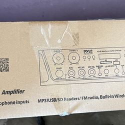 Audio Source Amplifier With Bluetooth
