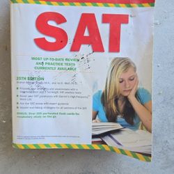 25th Edition of Barron's SAT prep book