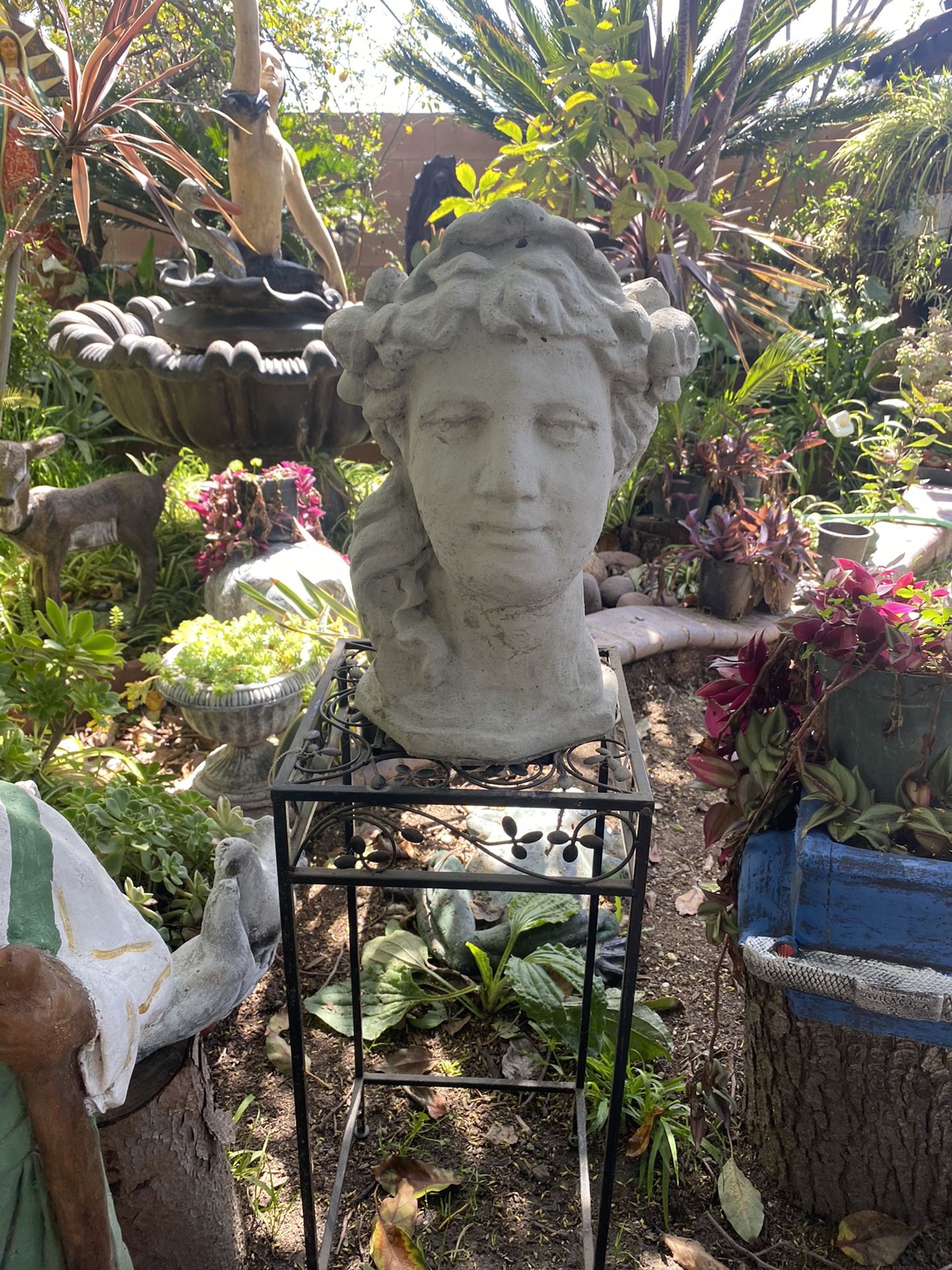 Caveza Plantera De Cememento