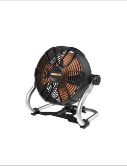 9-in 2-Speed Indoor Black Personal Fan