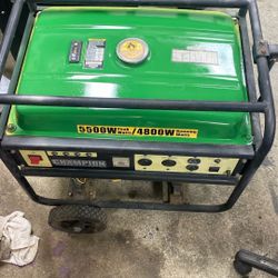 Champion 5500w Peak Watts/4800w Running Watts