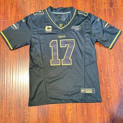 Josh Allen Buffalo Bills Jersey Sz Large Bills Mafia Captain Patch New Condition