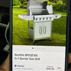 Bestfire Bfeqc65. 5+1 Burner Gas Grill