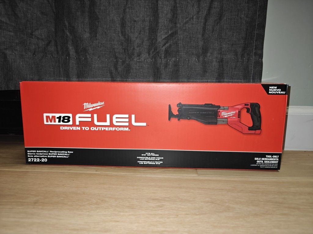 Milwaukee M18 FUEL 18V Lithium-Ion Brushless Cordless Super SAWZALL Orbital Reciprocating Saw (Tool-Only)
