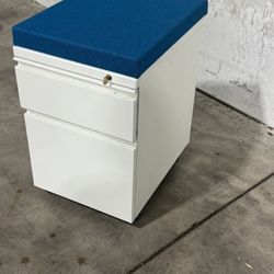 Rolling File Cabinet with Drawer Storage (Lockable)