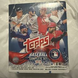 2018 Topps Baseball Complete Factory Sealed Set Target Retail Version (702 Cards + 5 Rookie Cards and 1 Rookie Cup Chrome Card) Shohei Ohtani Rookie
