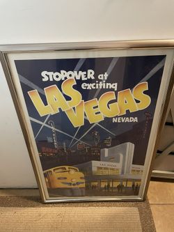 Stopover At Exciting Las Vegas Poster 