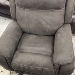 Charcoal Grey Single Recliner 