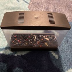 Plastic Fish Tank About 12ounces