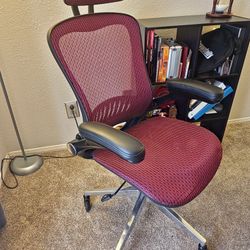 Red And Black Mesh Office Chair Computer Chair