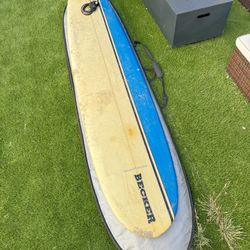 Becker 8'10ft Surfboard Longboard  