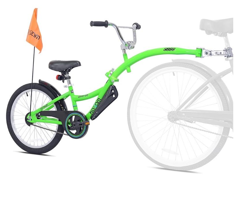 Kazam Co-Pilot Bike Trailer Green