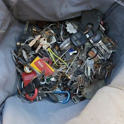 Keys! Probably 20 lb of keys.