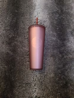 Starbucks Pink Ruby Grid Tumbler