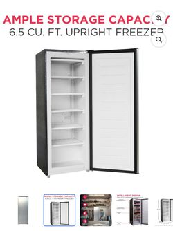 Frigidaire 6.5 Cu. Ft. Upright Freezer – Excellent Condition