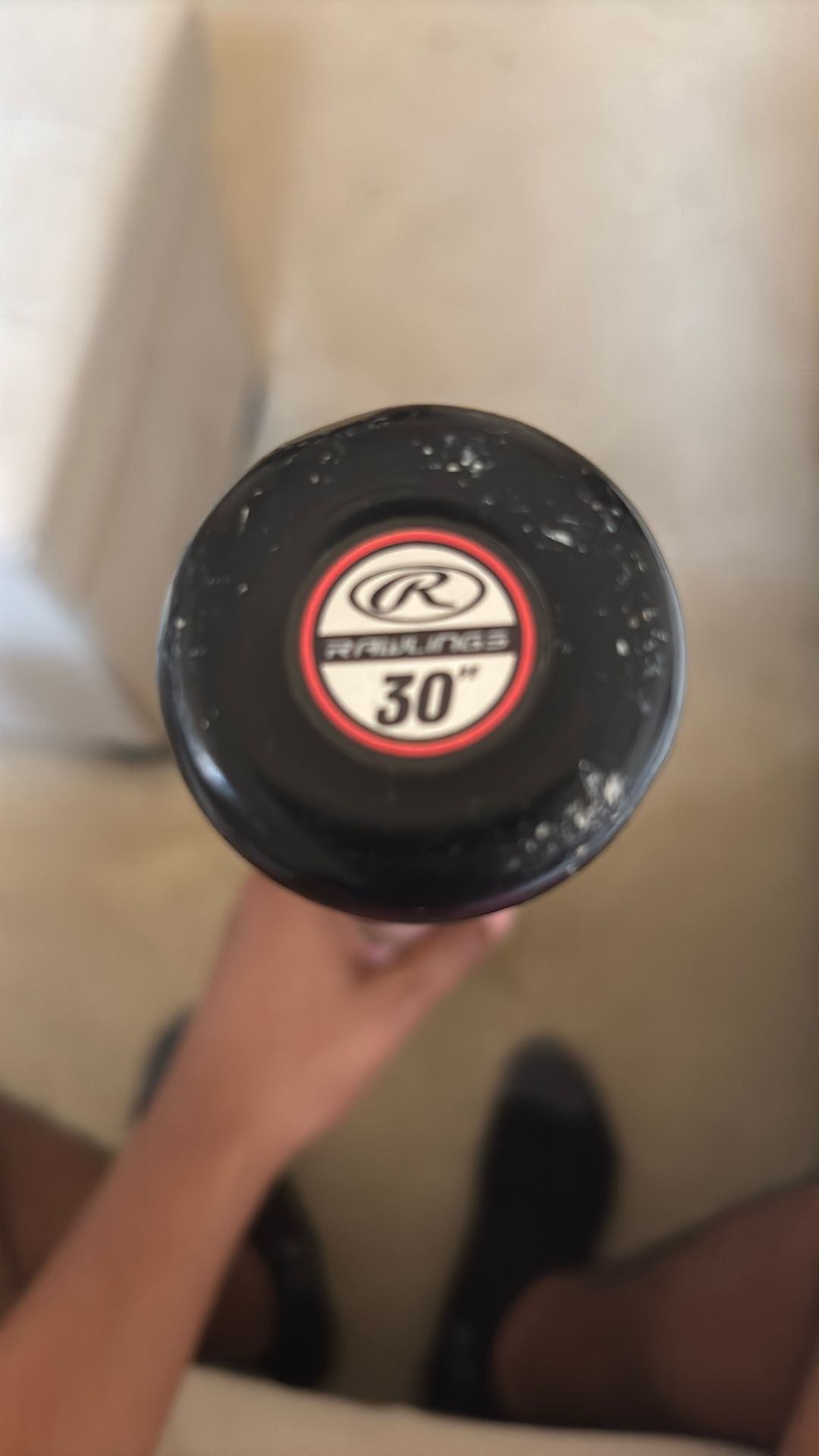 Rawlings Alloy Baseball Bat Red And Black