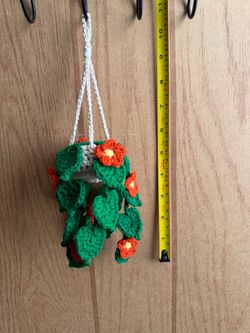 Crochet hanging plants
