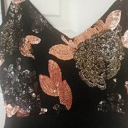 Elegant Fun Sequin Long Dress Size M